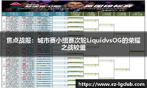 焦点战报：城市赛小组赛次轮LiquidvsOG的荣耀之战较量